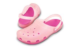Translucent Clog - cotton candy/fuchsia